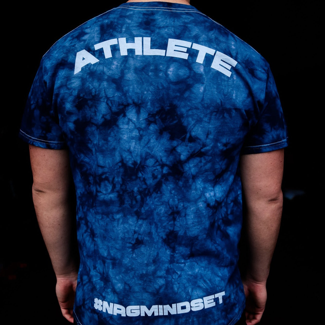 Athlete tee, Fitness top, Navy tee