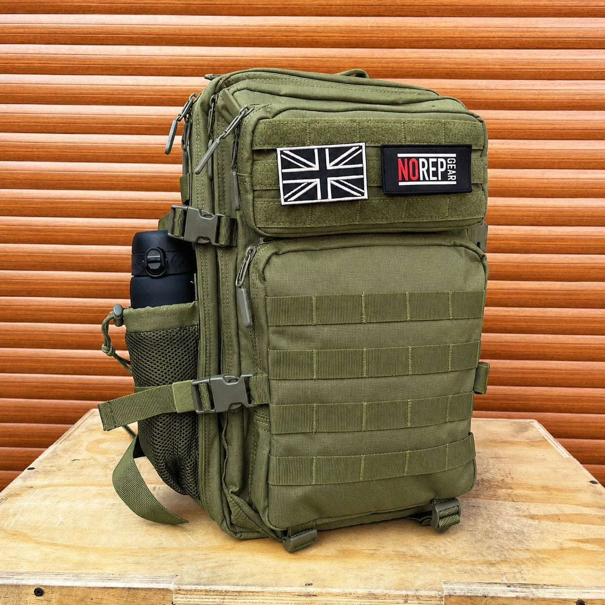 Hyrox gym backpack, army green