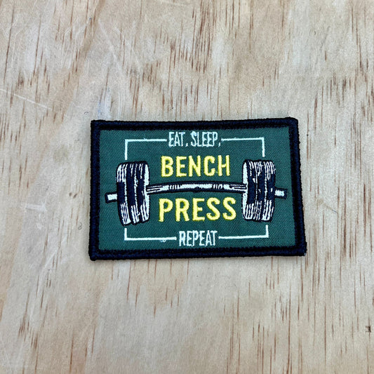Eat Sleep Bench Repeat patch