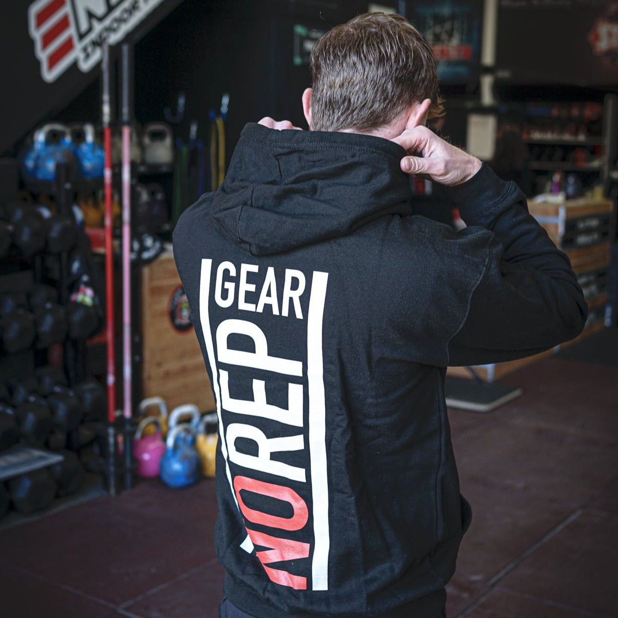 NRG Hoodie, CrossFit hoodie, back of hoodie