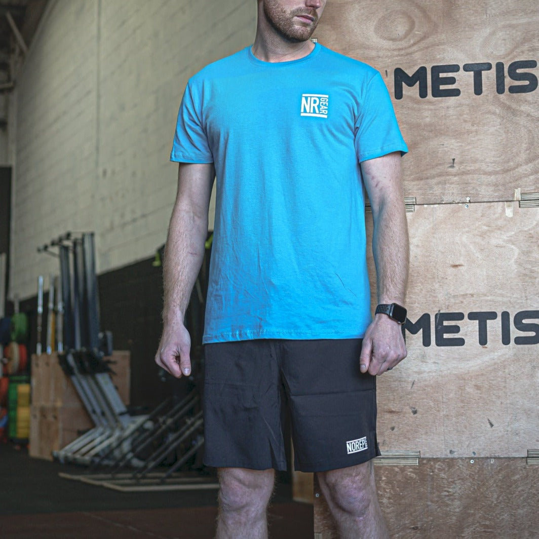 Atoll Blue Crossfit Tee, Sports t-shirt
