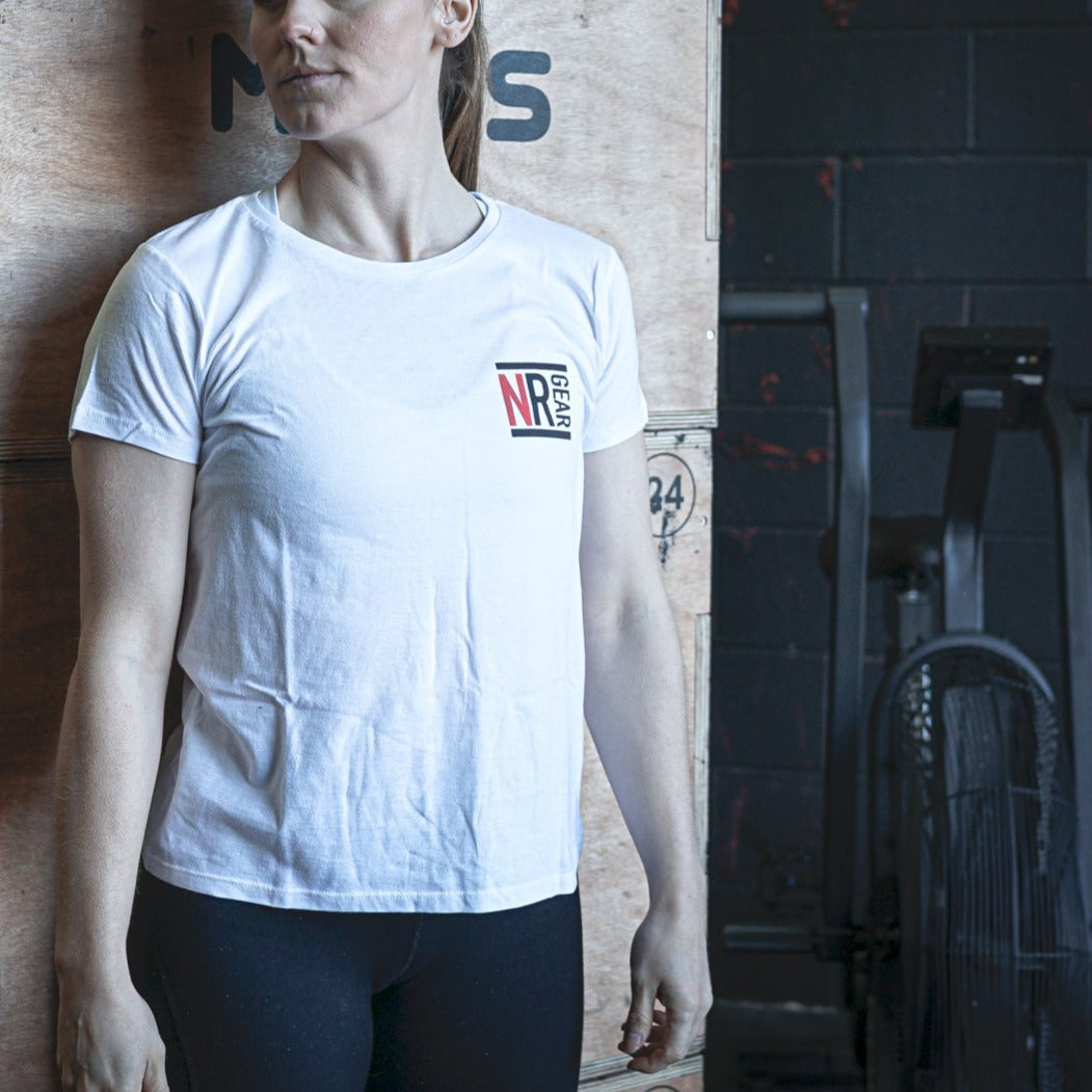 White tee, NRG tee, No rep tshirt