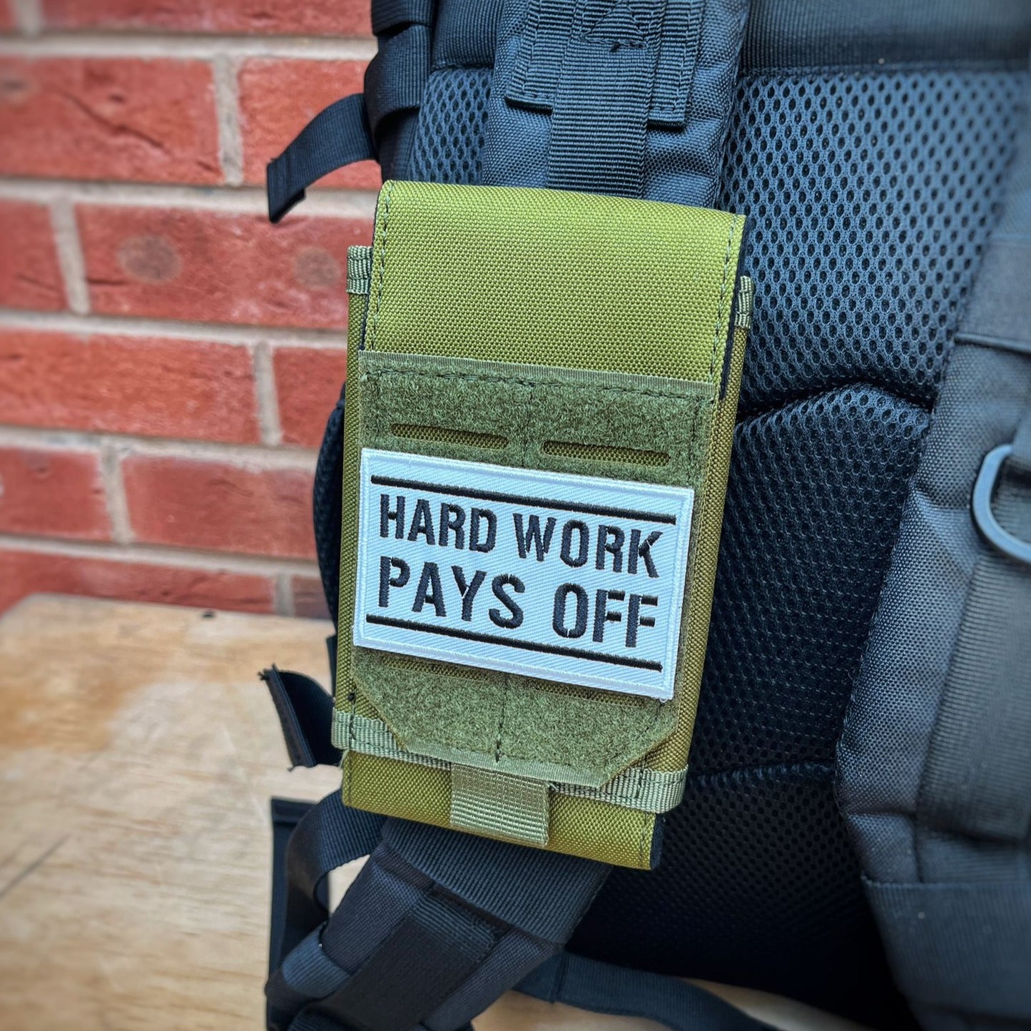 Army Green Phone Holder