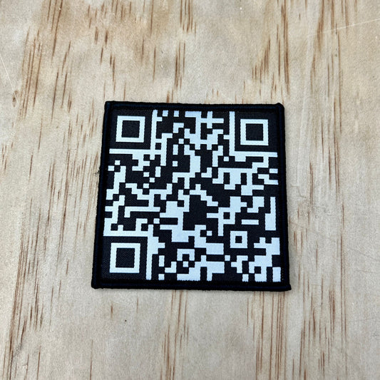 Rick Roll QR patch