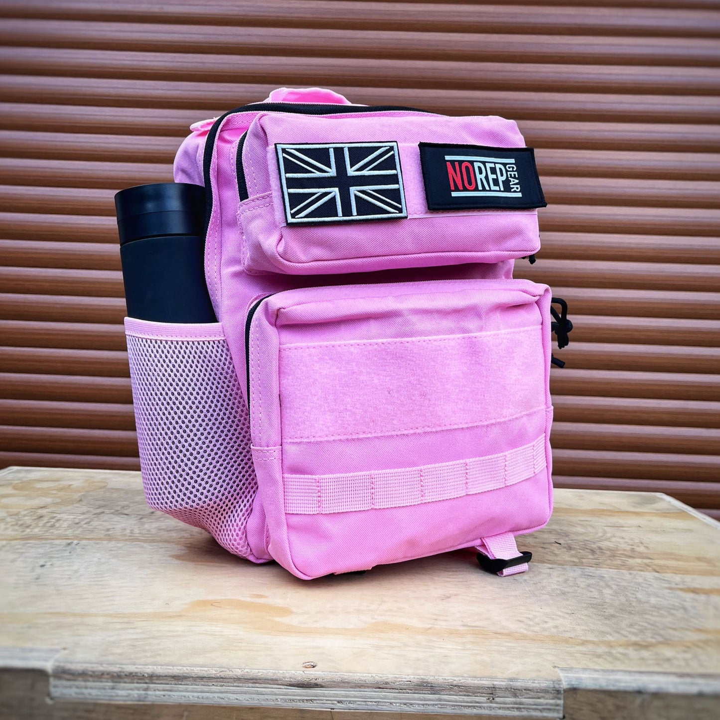Pink backpack
