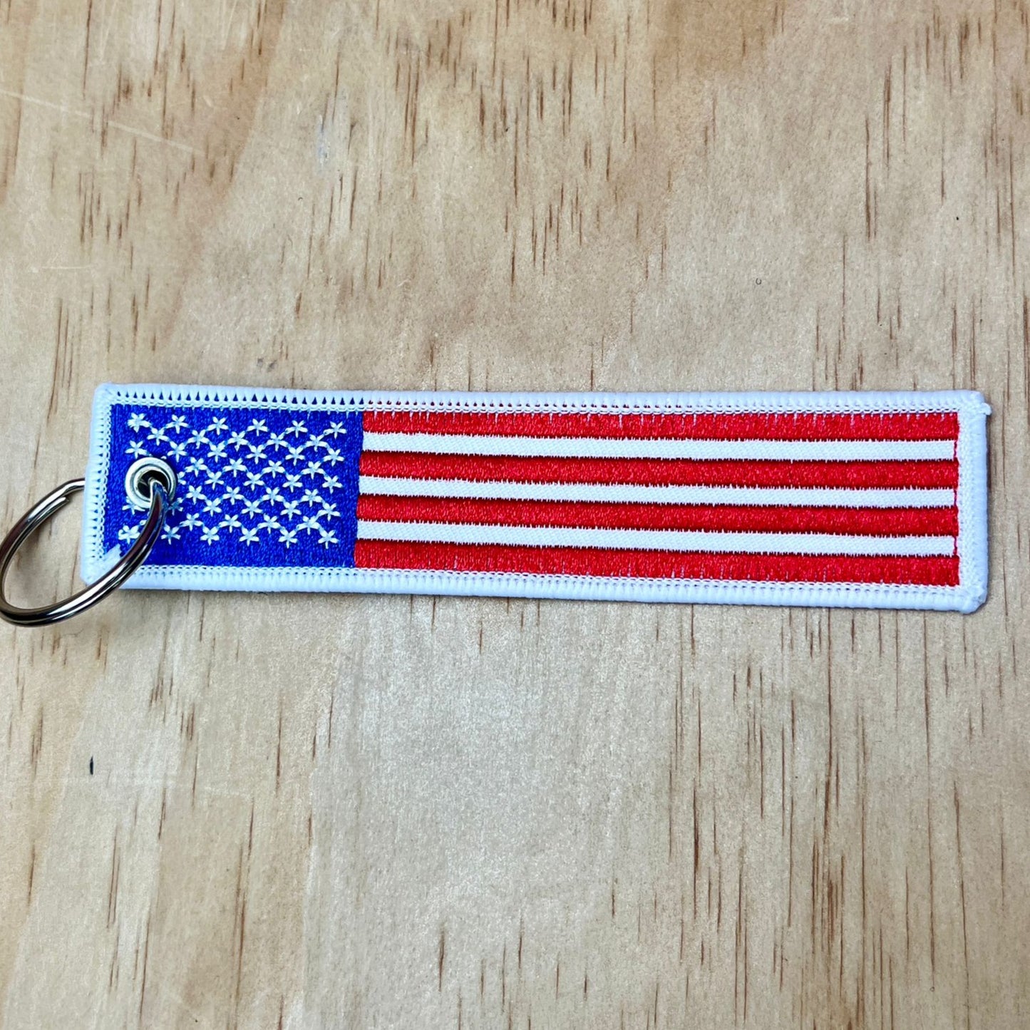 USA Flag Keyring