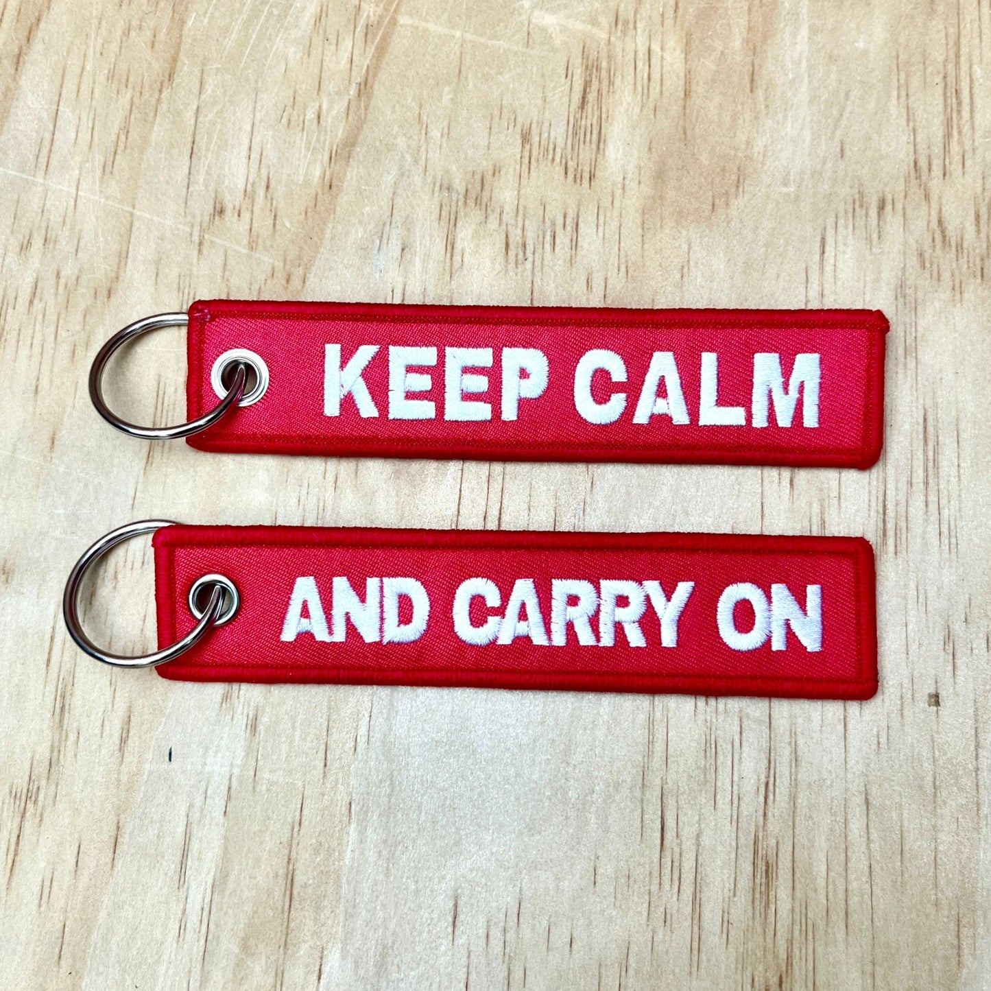 Keep Calm Carry On Keyring