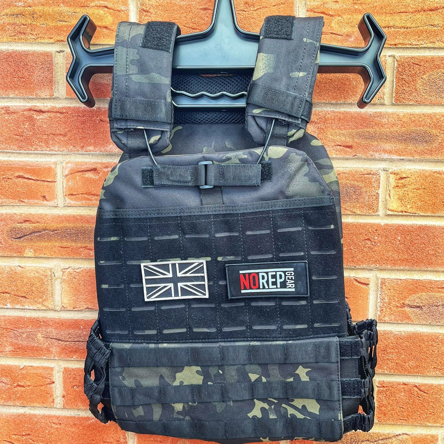 Black Camo weight vest, army vest