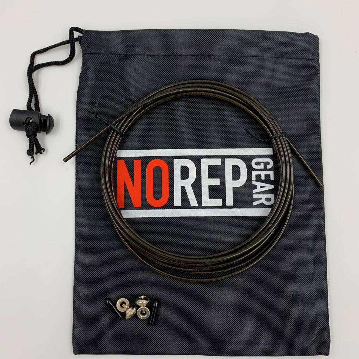 No Rep Gear skipping rope, spare skipping rope kit, spare jump rope, Crossfit jump rope kit, NRG jump rope, No Rep Gear skipping rope, No Rep Gear speed rope kit