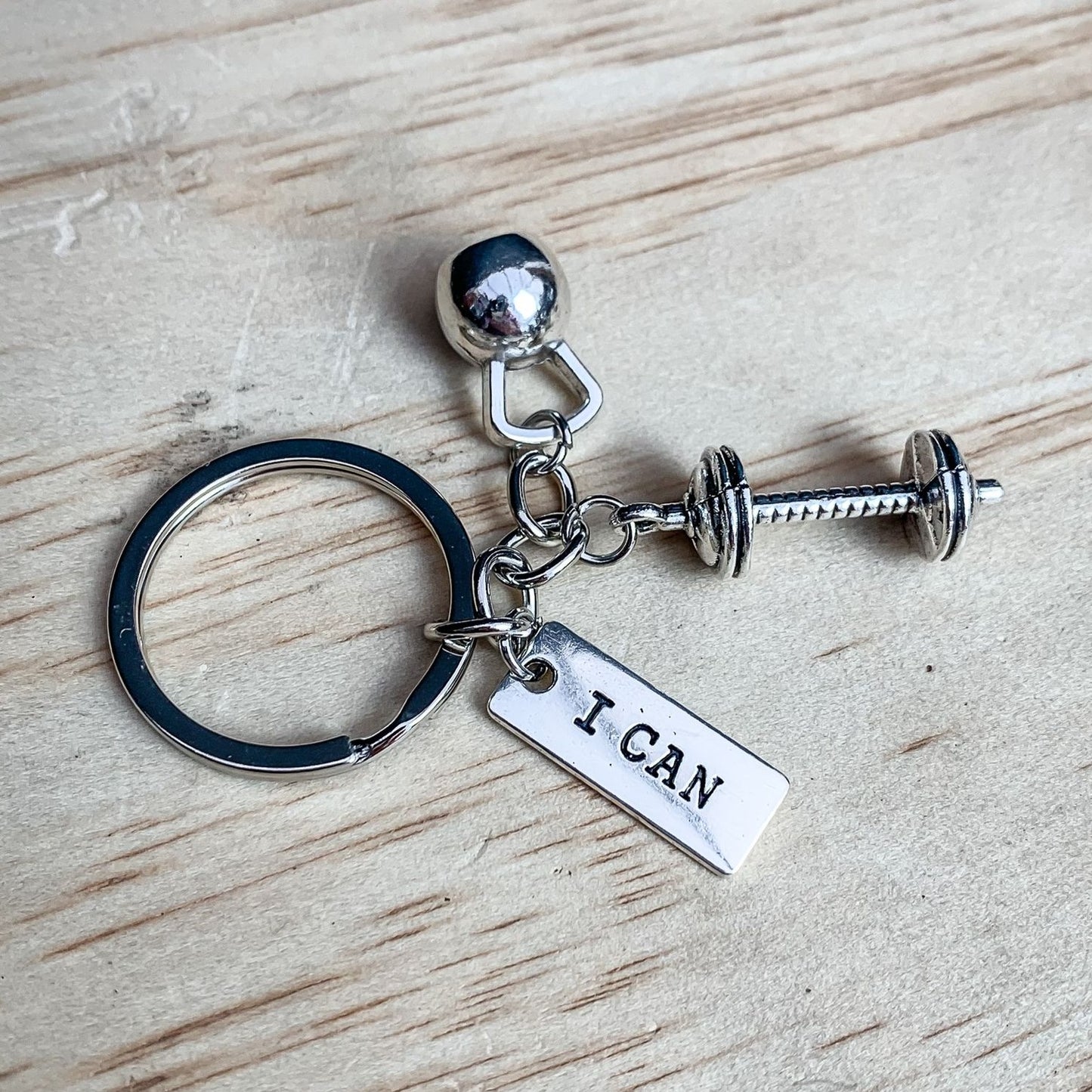 I can keyring, motivation, powerlifting keyring