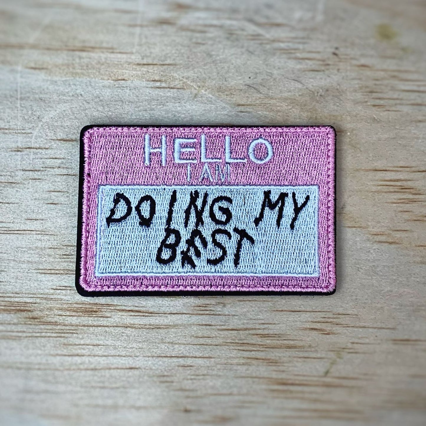 Doing my best patch