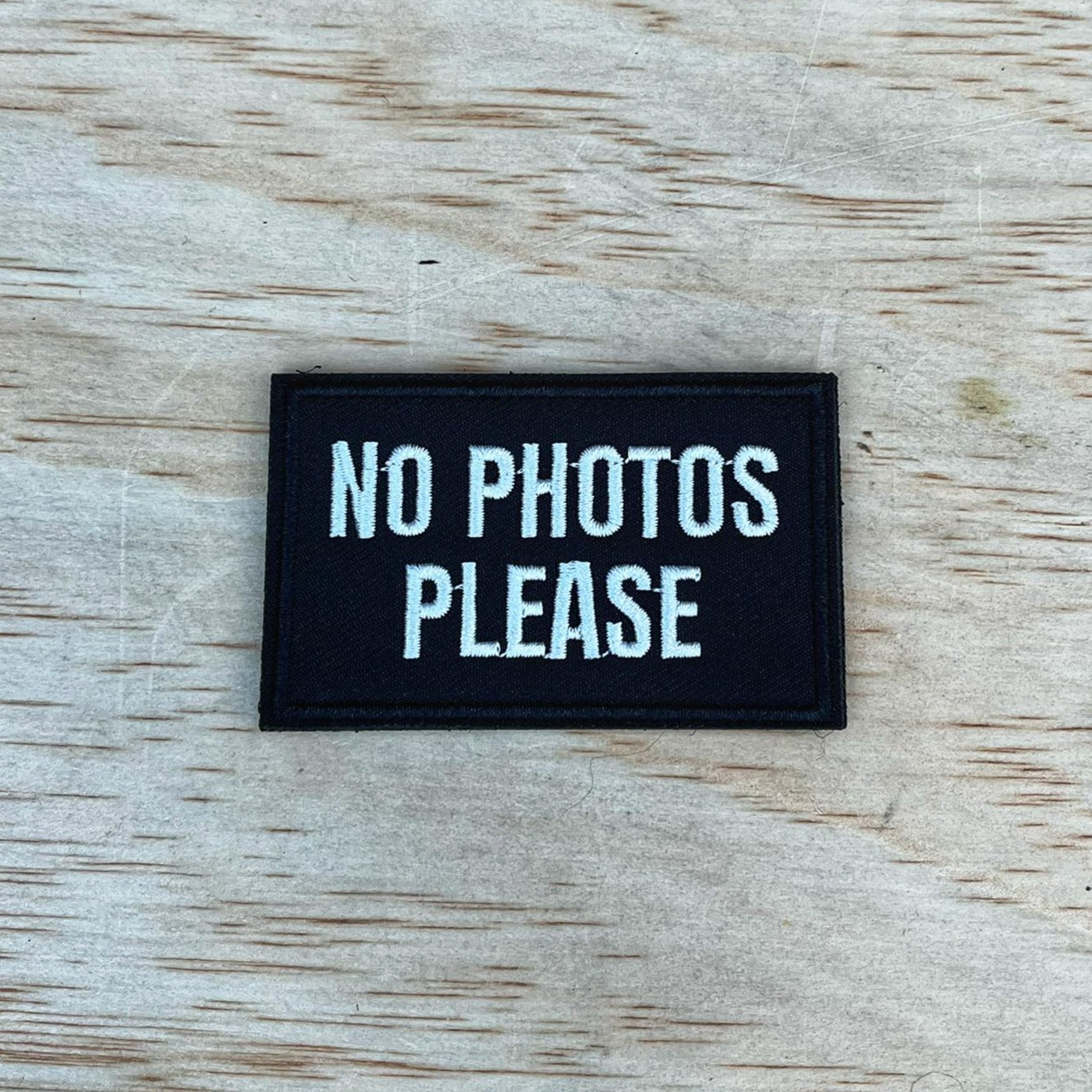 No Photos Please Patch