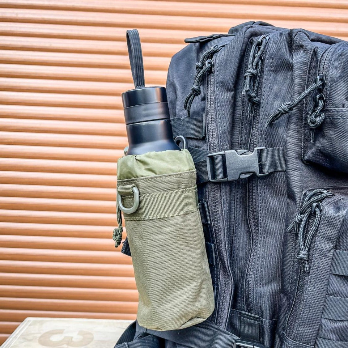 Green Bottle Holder