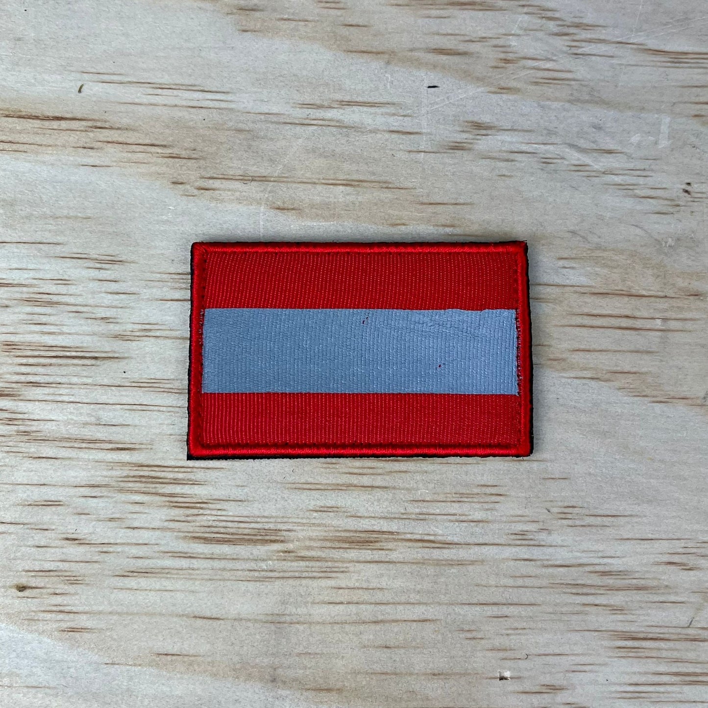 Hi vis patch, red