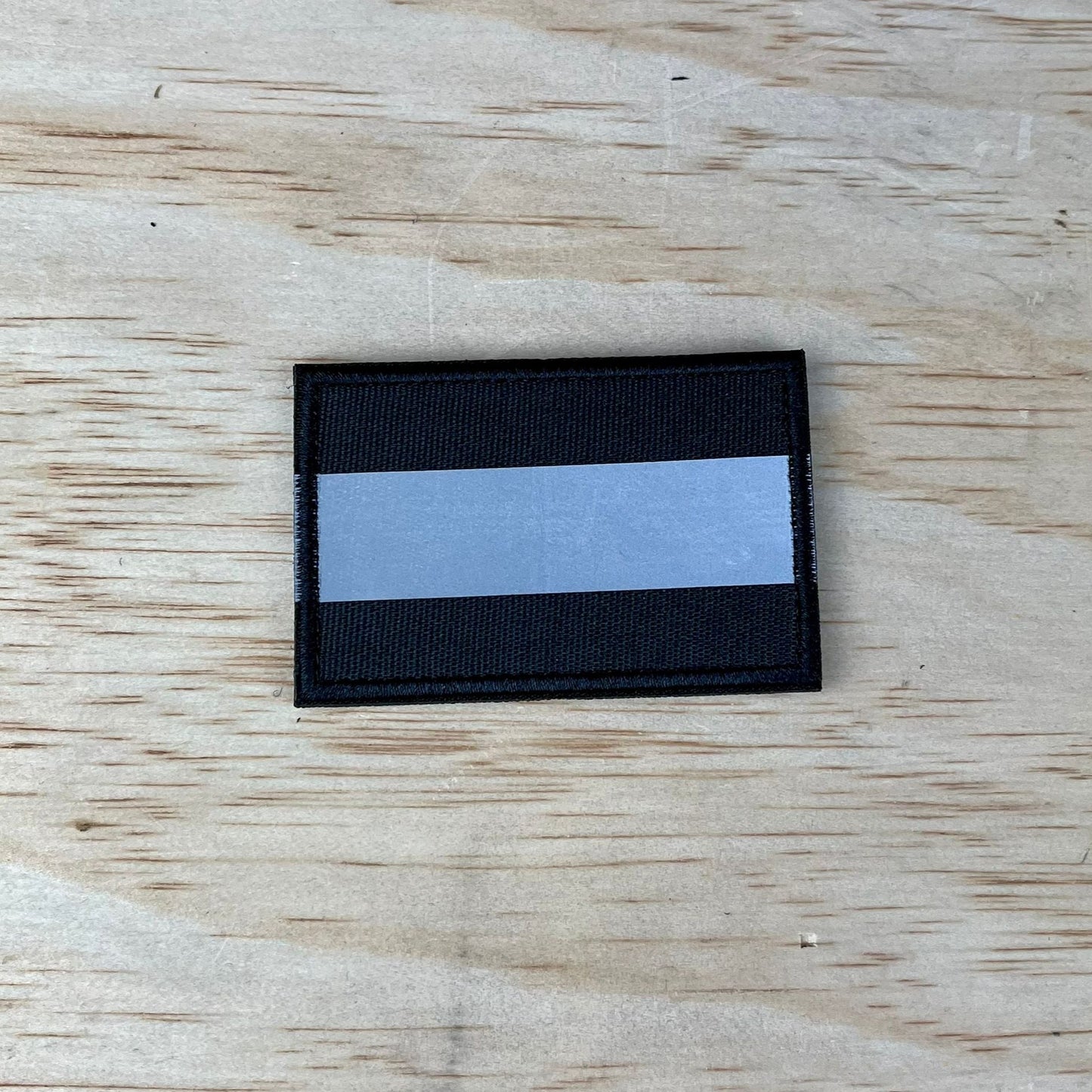 Black Hi-Vis Strip Patch