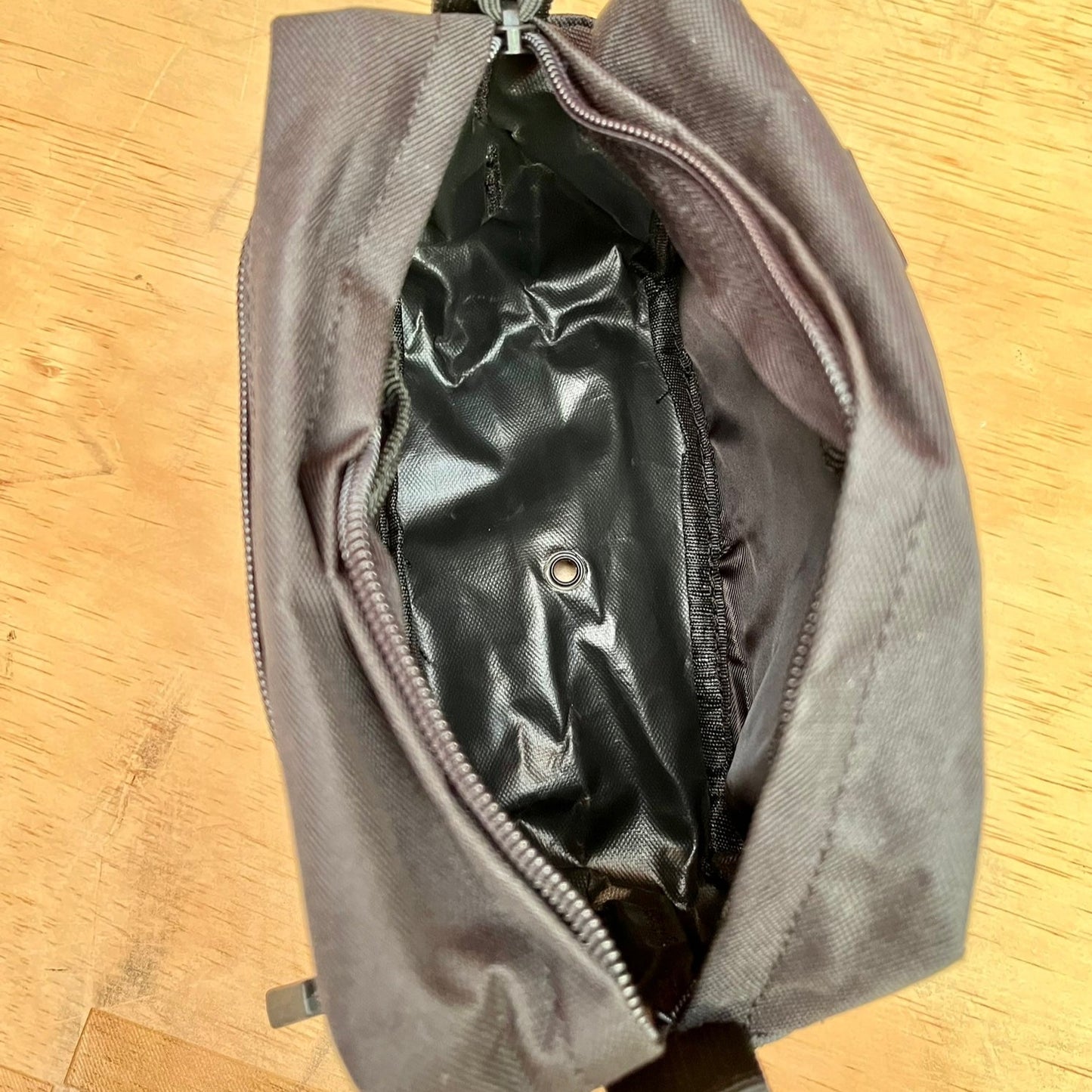Inside tactical bag