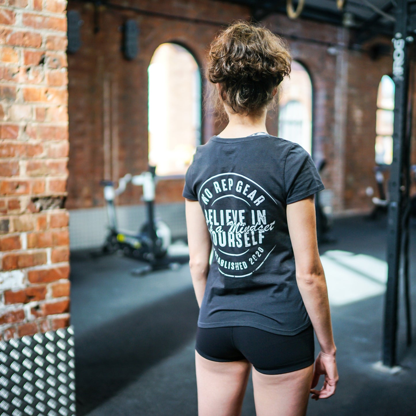 Womens Mindset T-shirt, Believe tshirt, black tee