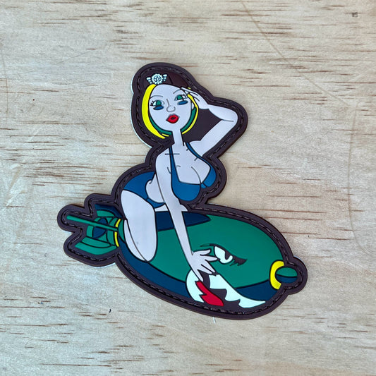 Army Girl Bomb Patch