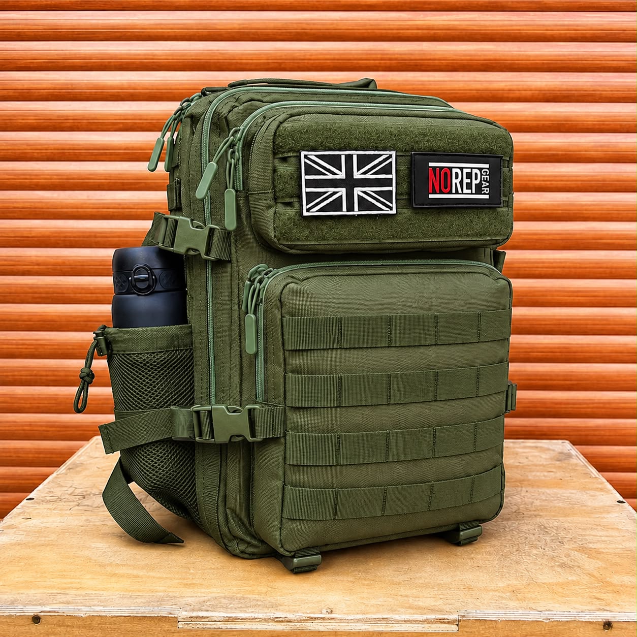 Army Green 25L tactical backpack for gym and fitness
