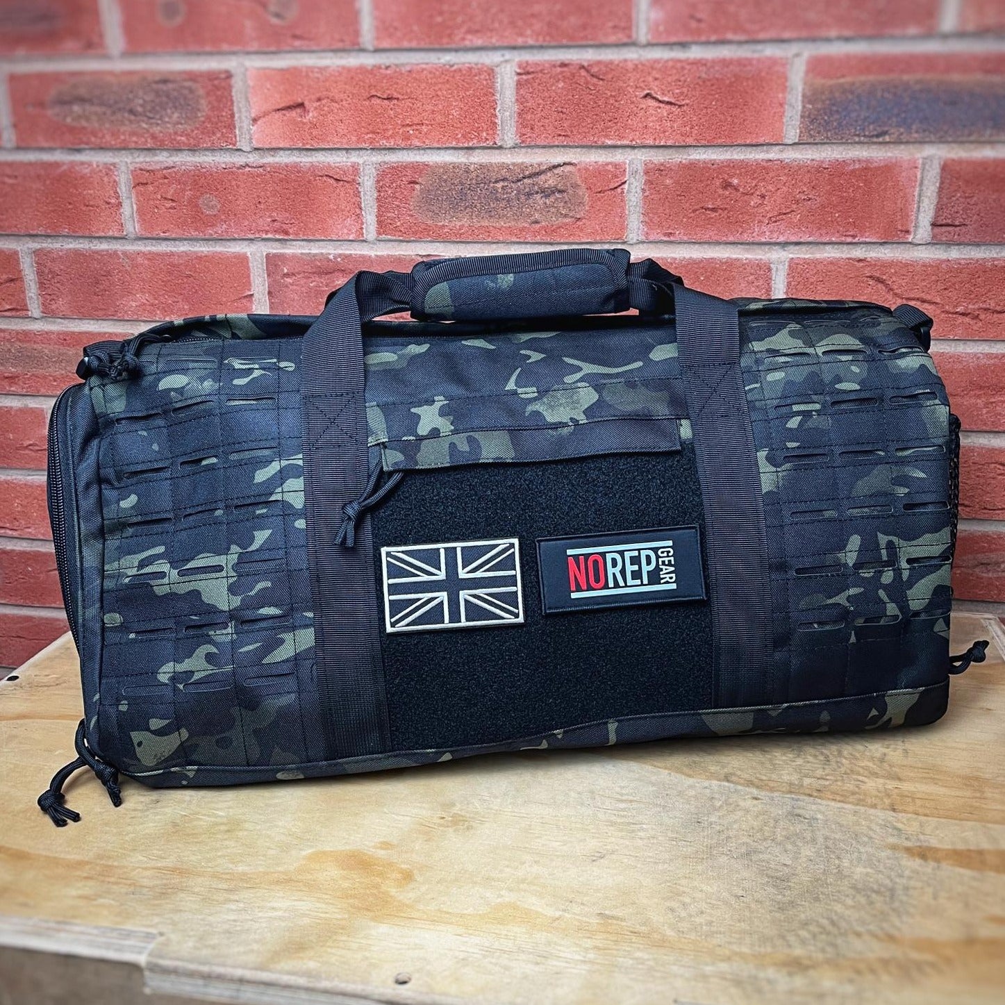 Black Camo Duffel Bag