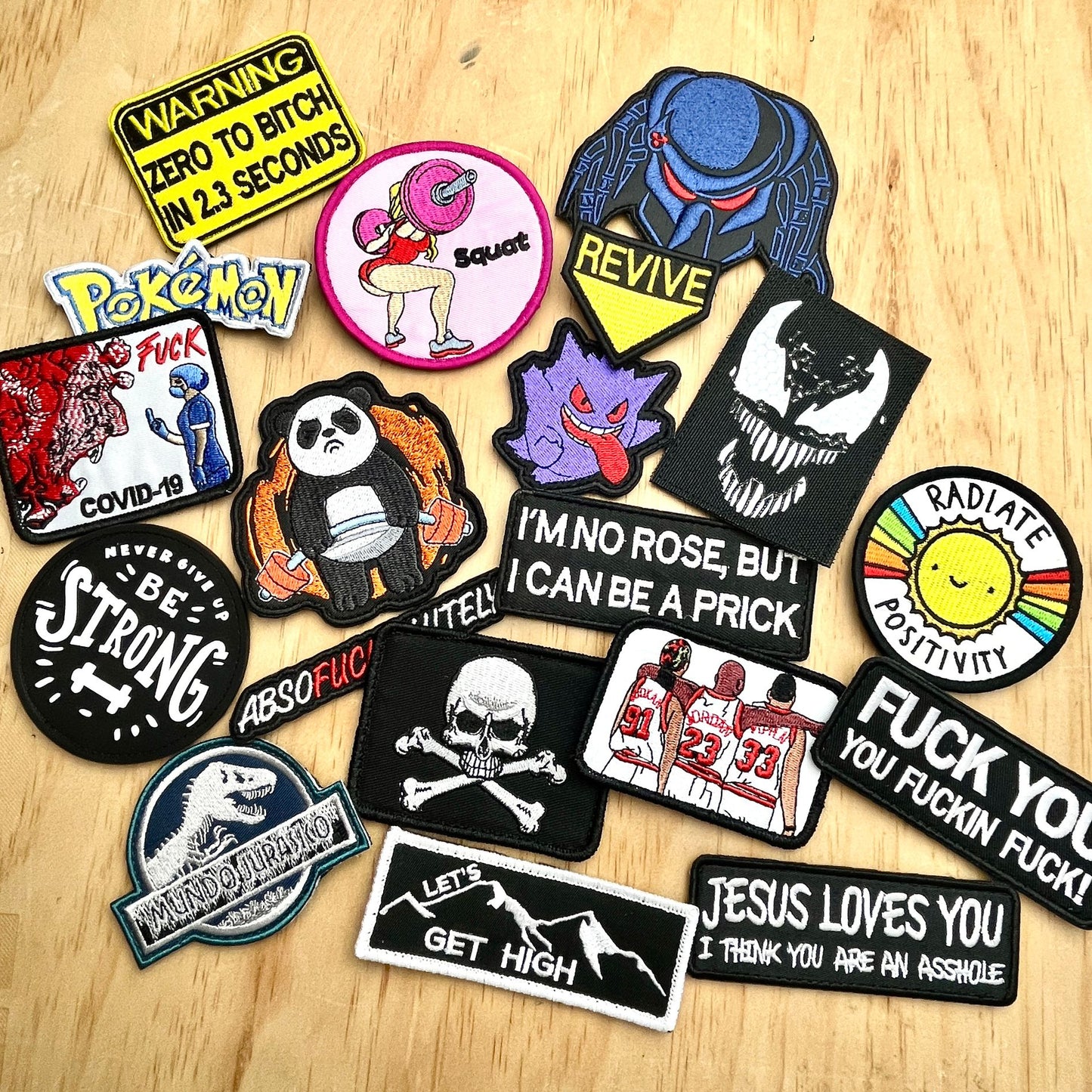3 x Lucky Dip Patches