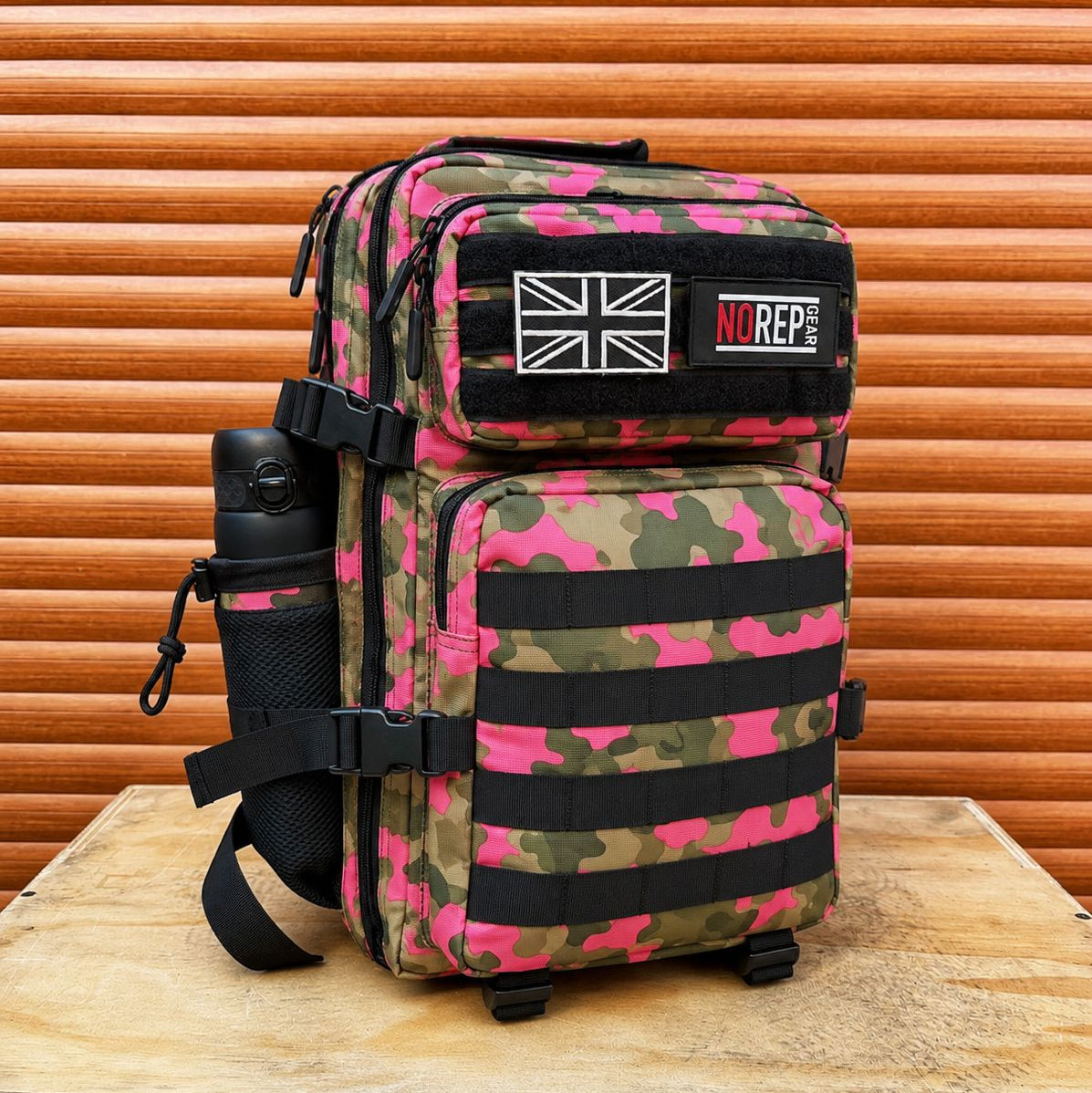 Camo backpack for hyrox, crossfit and athx. NRG