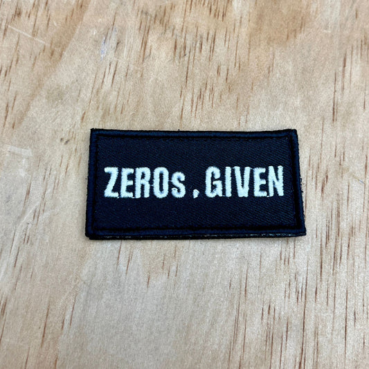 Zeros Given patch