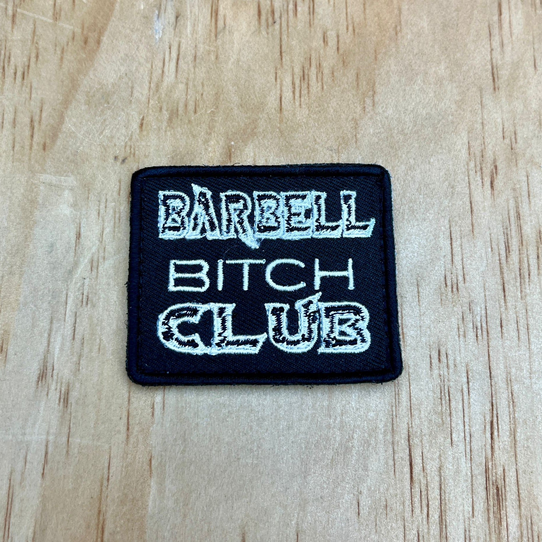 Barbell Bitch Club patch