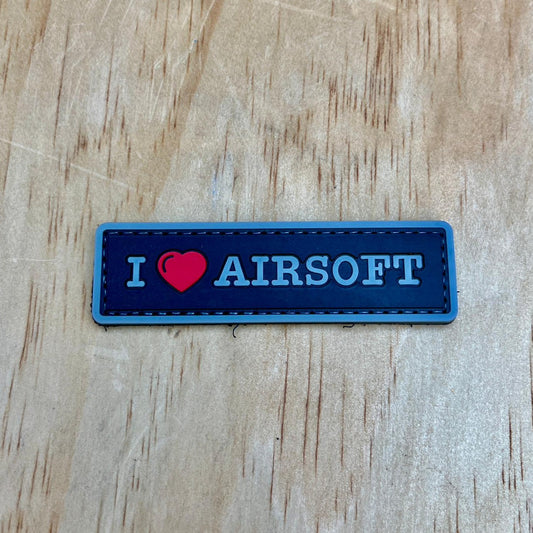 I Love Airsoft patch