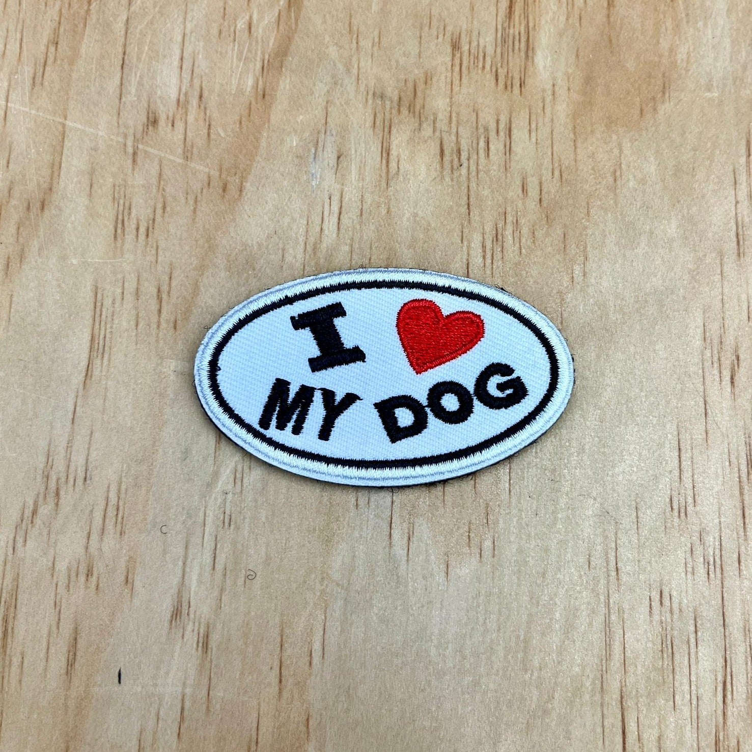 I Love My Dog patch