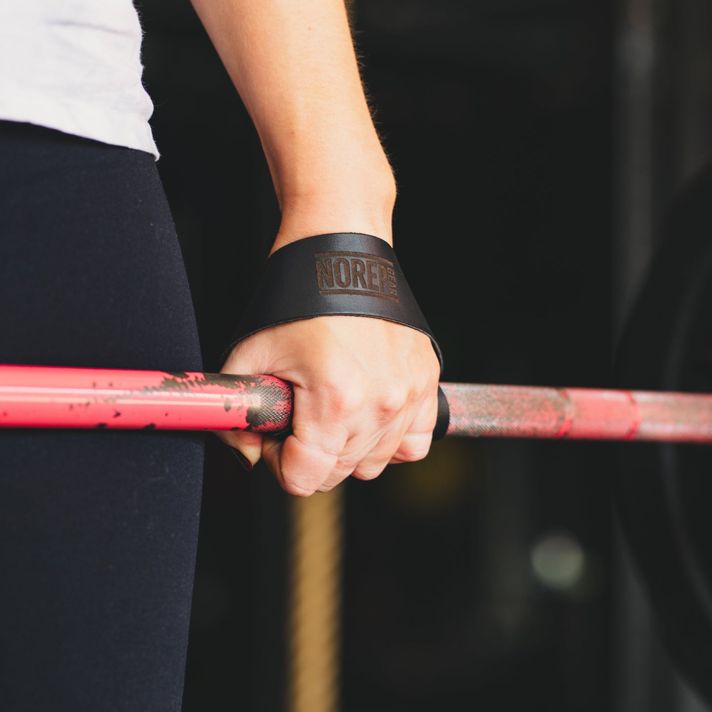 NRG Olympic Leather Lifting Straps