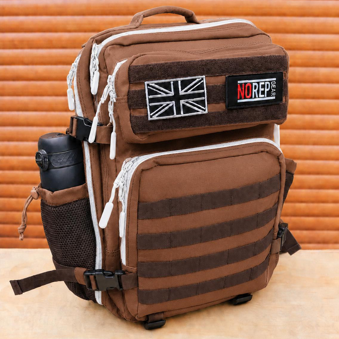 brown tactical gym backpack, hyrox