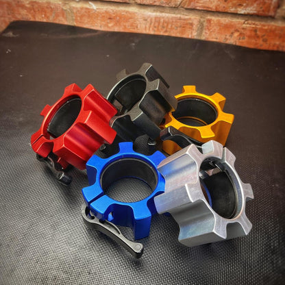 NRG Premium Barbell Safety Collars, multiple colours available 