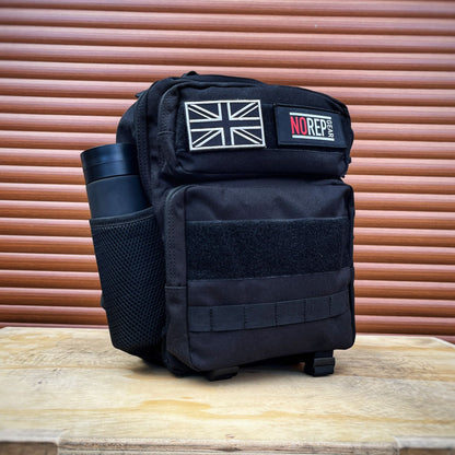 Black backpack, 15L backpack