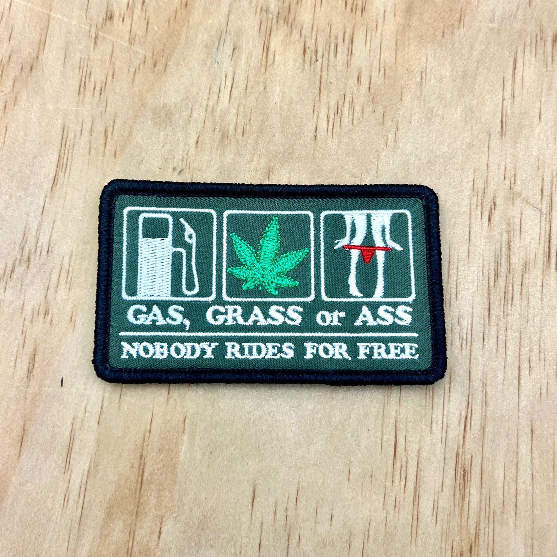 Gas Grass Ass patch