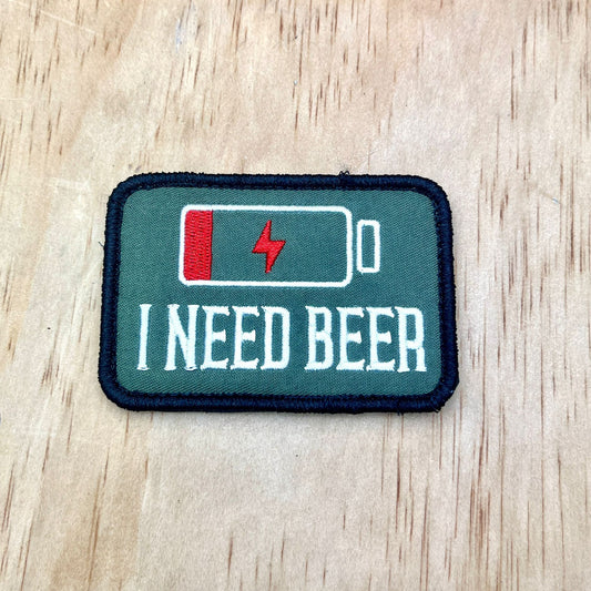 I Need Beer patch