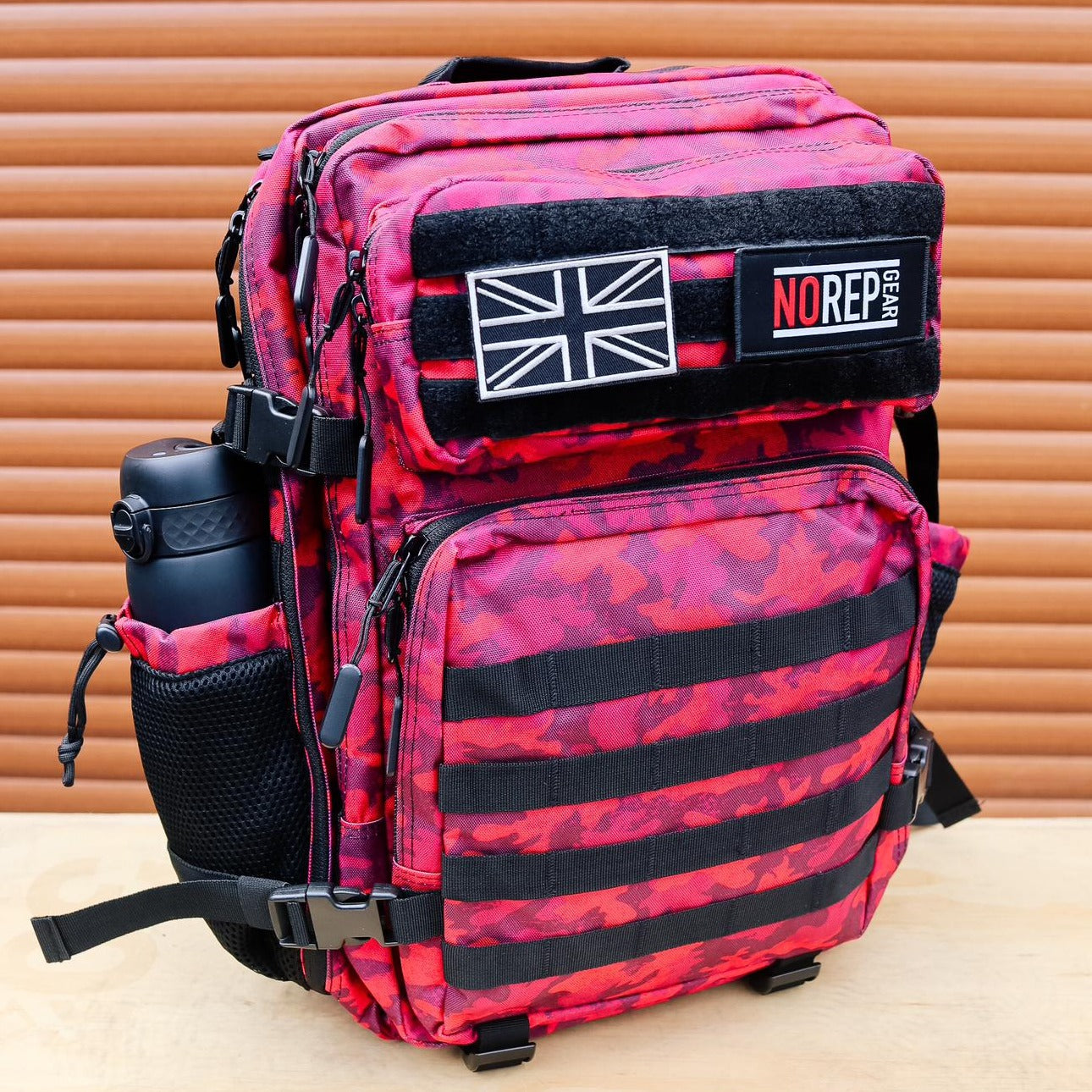 Red Camo Fable 45L Backpack, Fitness Backpack