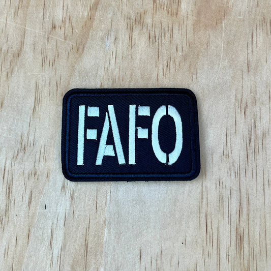 FAFO Black Patch