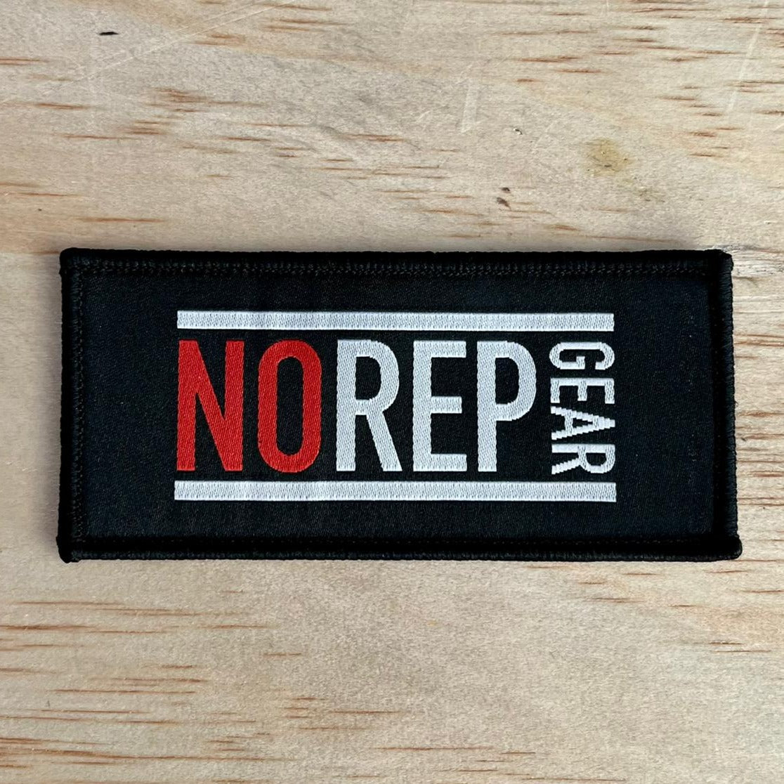 Crossfit patch, Crossfit velco patch, Sports backpack patch, No Rep Gear patch, NRG patch