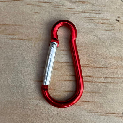 Red Carabiner Buckle, NRG clips