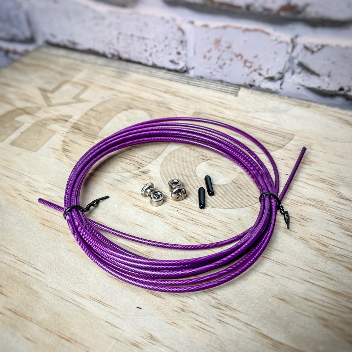 Purple spare speed rope