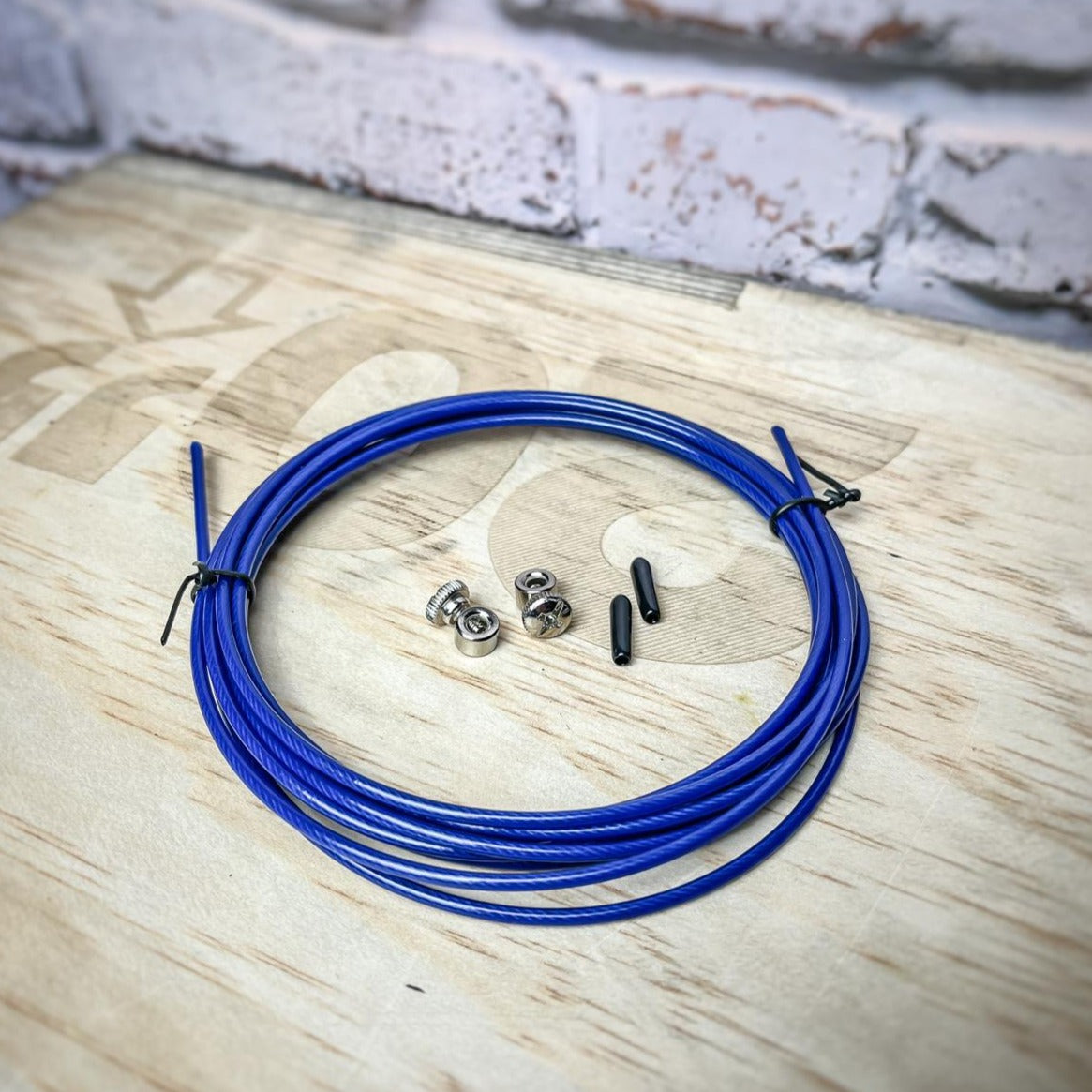 Blue spare speed rope