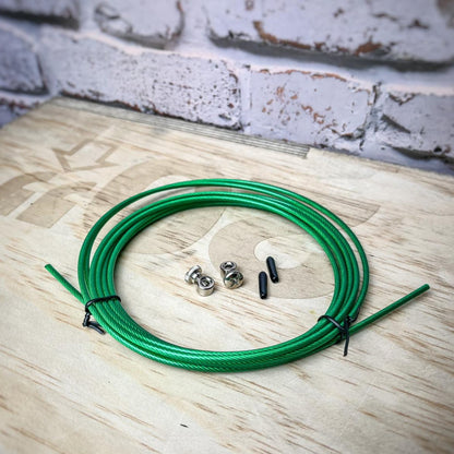 Green spare speed rope