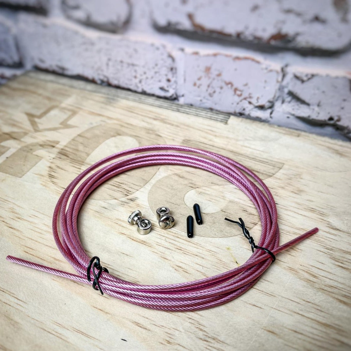 Pink spare speed rope