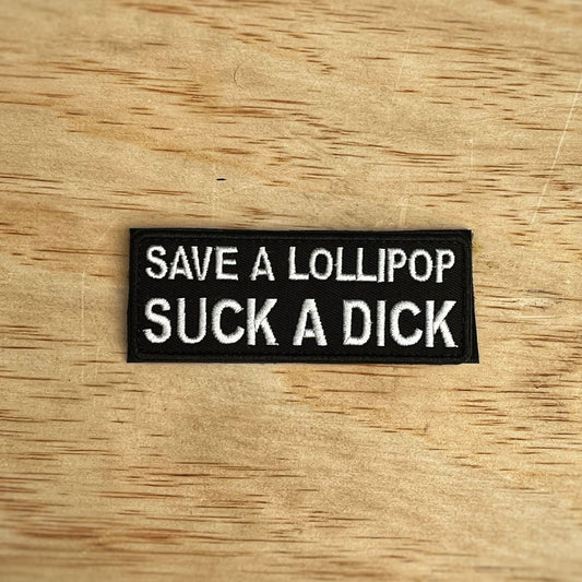 Save a lollipop patch