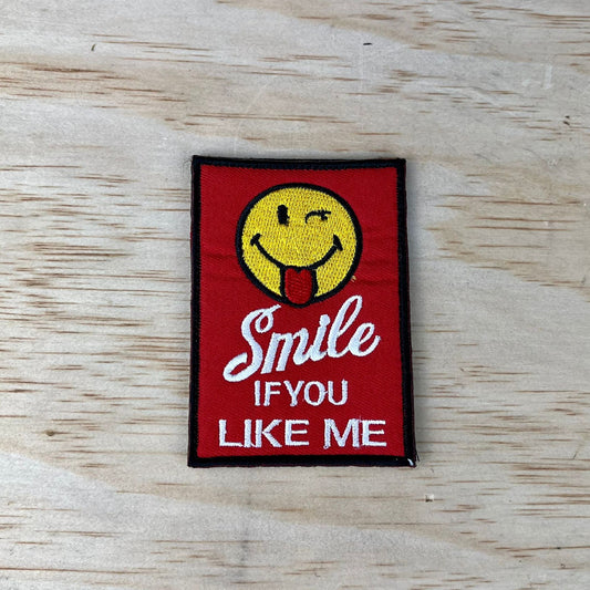 Smile if you like me patch