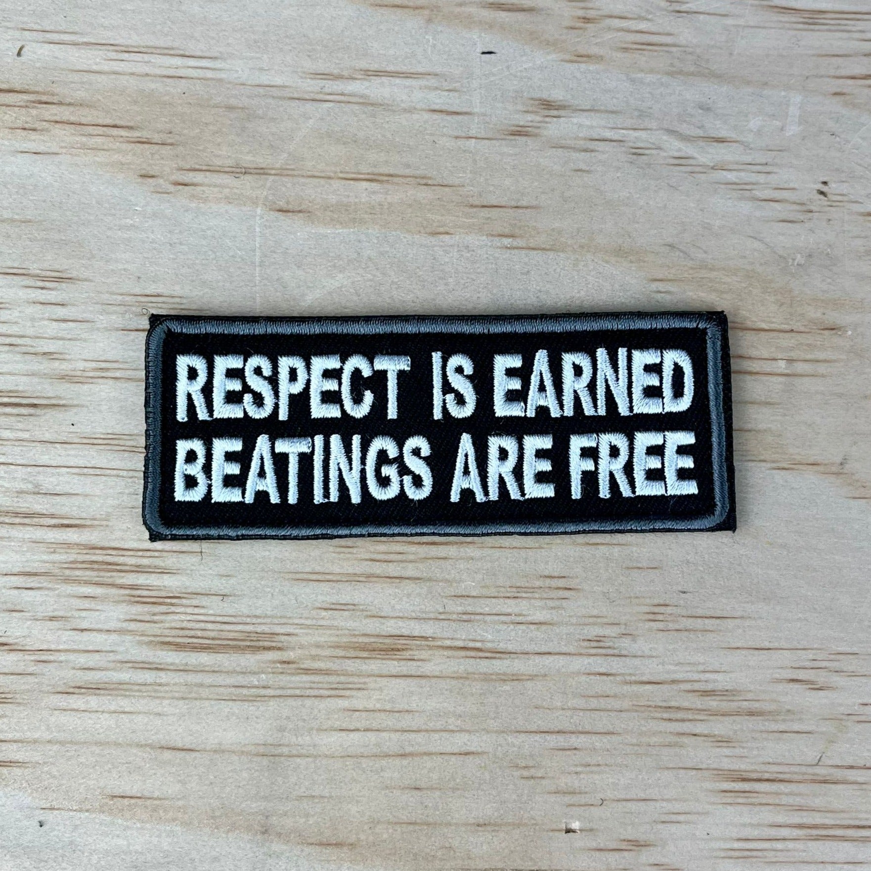 Respect Earned patch