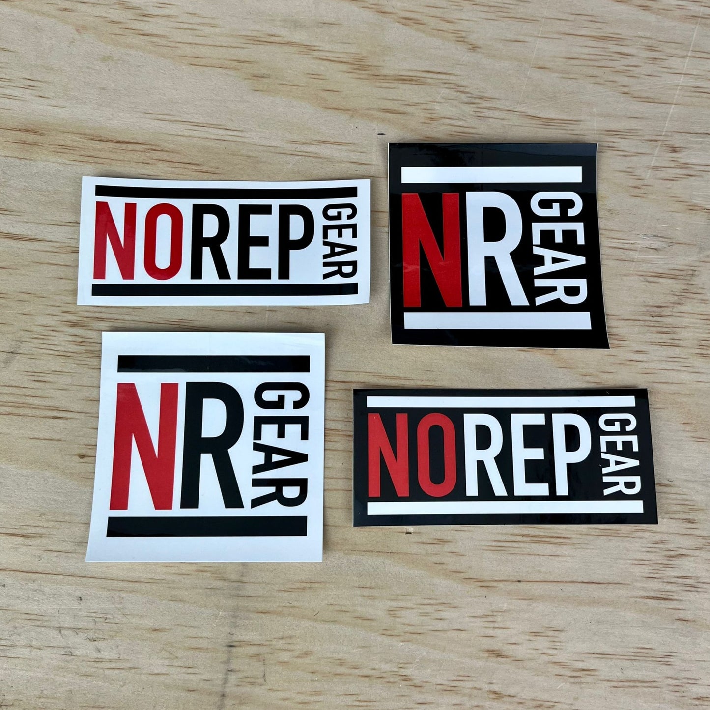 No Rep, No Rep Gear sticker, NRG sticker, Crossfit sticker