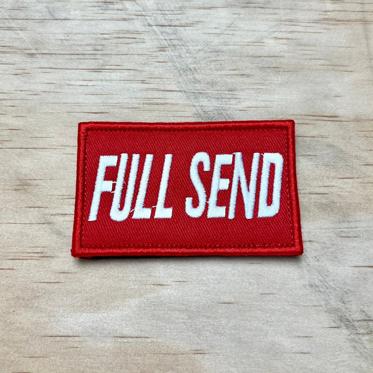 Full Send patch, crossfit velcro patch