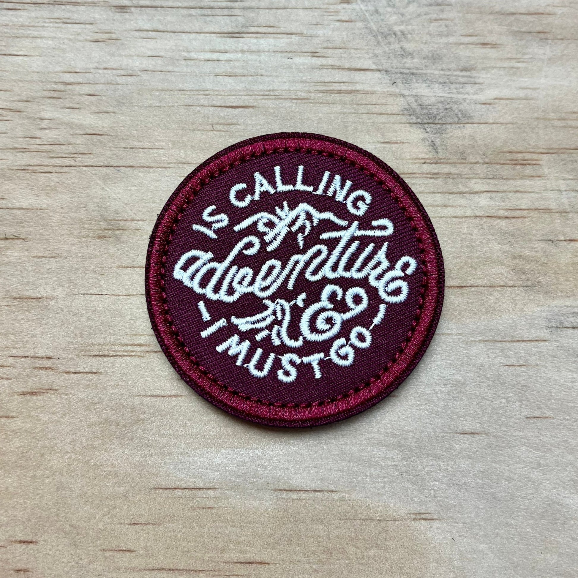 Adventure is Calling patch, crossfit patch